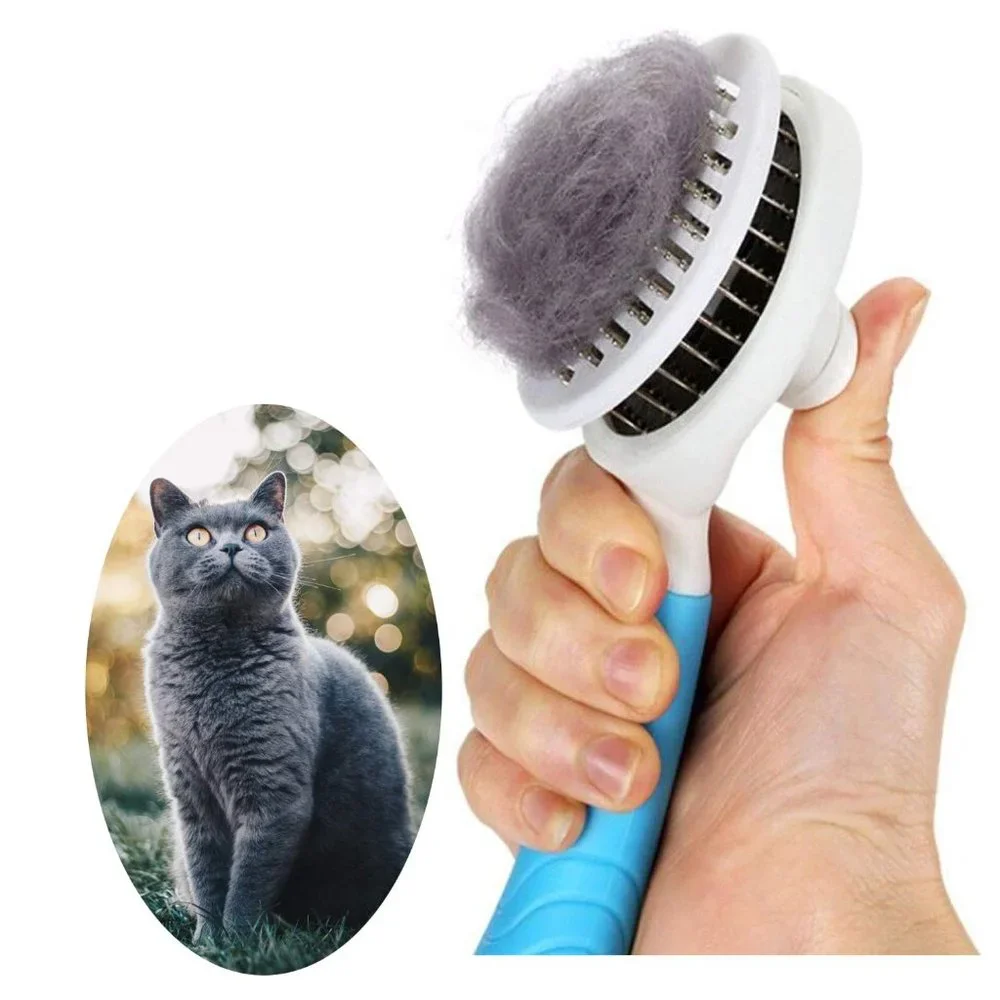 Cat Grooming Brush, Self Cleaning Slicker Brushes for Dogs Cats Pet Brush Tool
